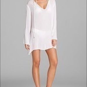 Athena white swimsuit coverup tunic